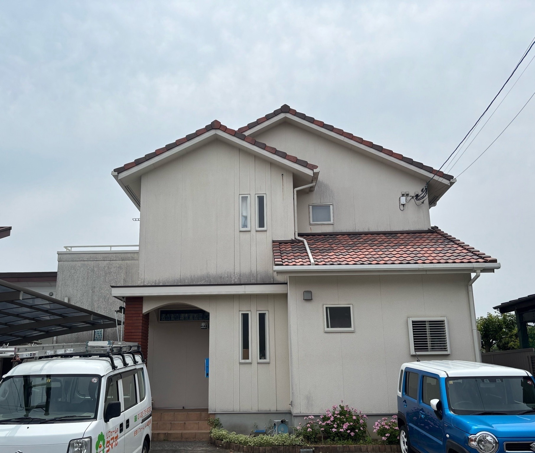 諫早市　Ｉ様邸　外壁塗装工事